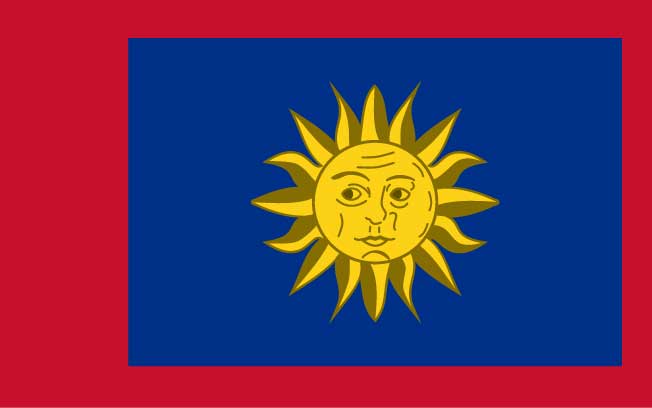 MovimientoC40 || Bandera de los Soles y Rayos de Bolívar. 1823.